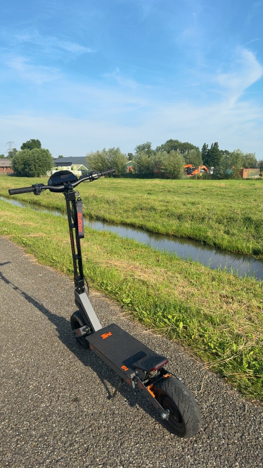 Kukurin G4 E-step - Nieuwe motor, XOD remmen, Fietsen en Brommers, Ophalen of Verzenden, Zo goed als nieuw, Elektrische step (E-scooter)