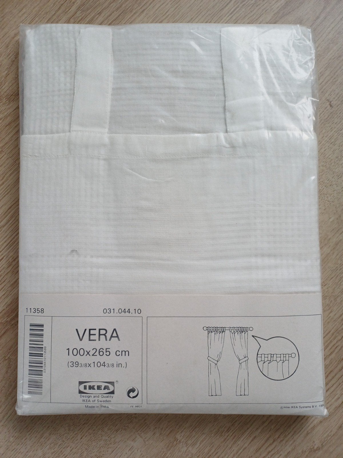 Nieuw ikea vera gordijn 100x265, Ophalen of Verzenden, Nieuw