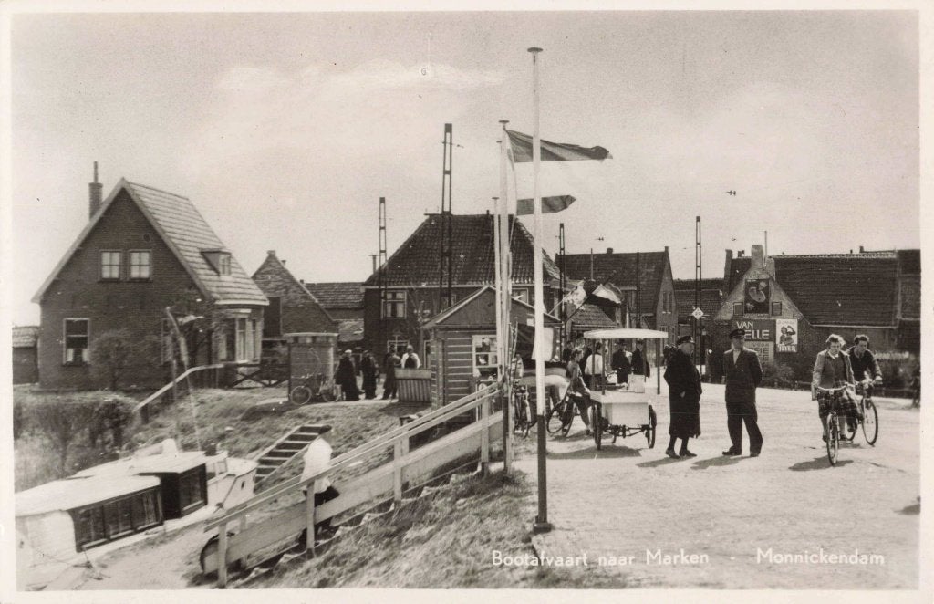 Monnickendam Bootafvaart naar Marken ijscoman ZR1331, Ophalen, 1940 tot 1960, Ongelopen, Noord-Holland
