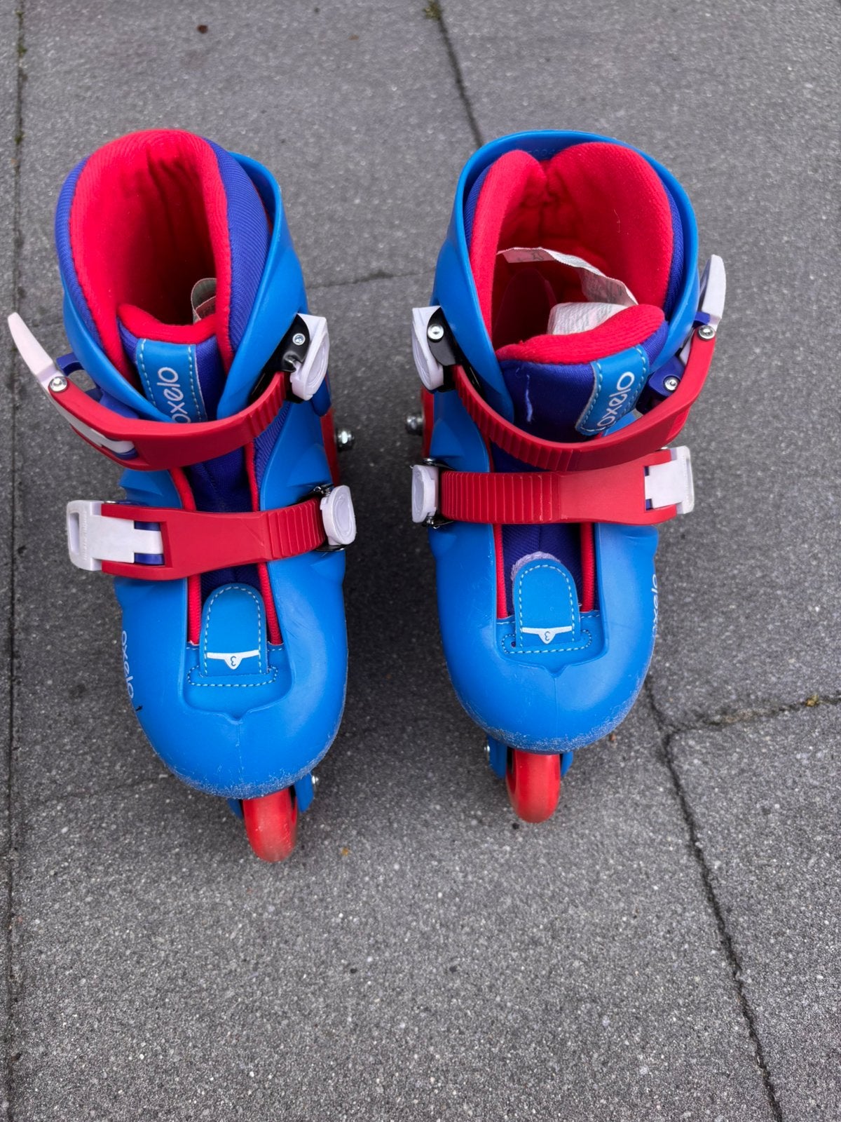Oxelo rolschaatsen - skeelers maat 26-28, Kinderen en Baby's, Speelgoed | Buiten | Rolschaatsen, Ophalen, Kinderen, Verstelbaar