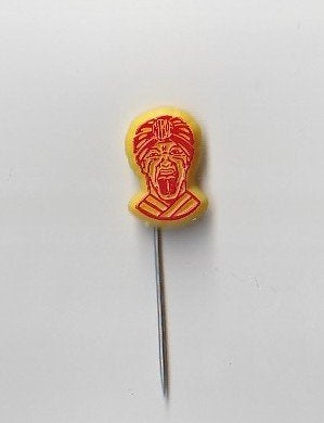 kunststof drogisterij speld met de Gaper, Verzamelen, Ophalen of Verzenden, Overige onderwerpen, Speldje of Pin