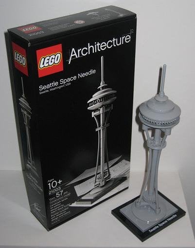 Lego Architecture - Seattle Space Needle (21003), Ophalen of Verzenden, Gebruikt, Complete set, Lego