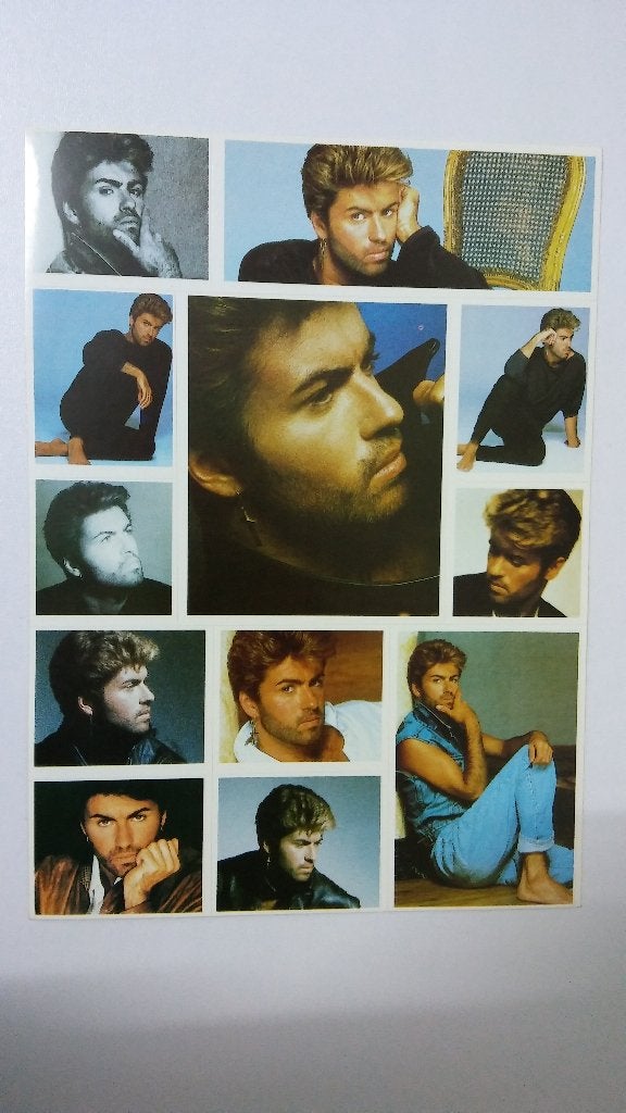 George Michael Wham vintage stickervellen stickers set, Ophalen of Verzenden, Zo goed als nieuw, Overige typen