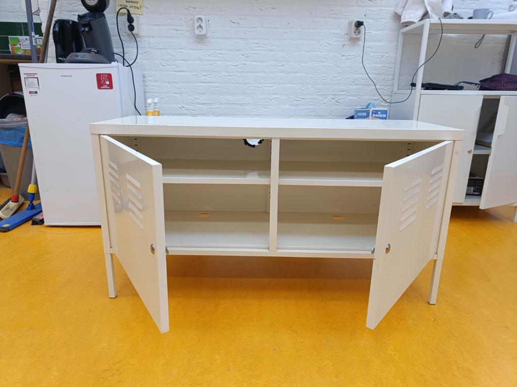 Metalen ikea kast, Huis en Inrichting, Kasten | Overige, Ophalen, Gebruikt