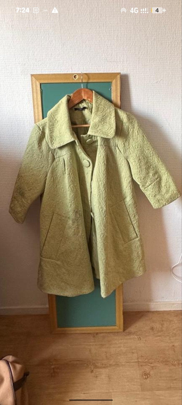 Lichtgroene jas van Atmosphere, maat 42, Kleding | Dames, Atmosphere, Maat 42/44 (L), Ophalen of Verzenden, Gedragen