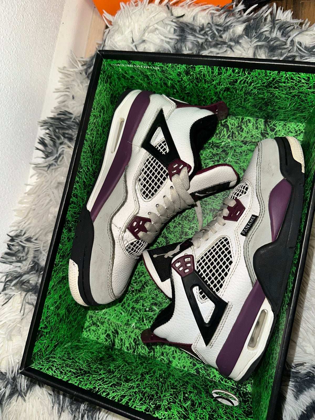 Nike Air Jordan 4 Retro PSG, Verzenden, Wit, Sneakers of Gympen, Gedragen