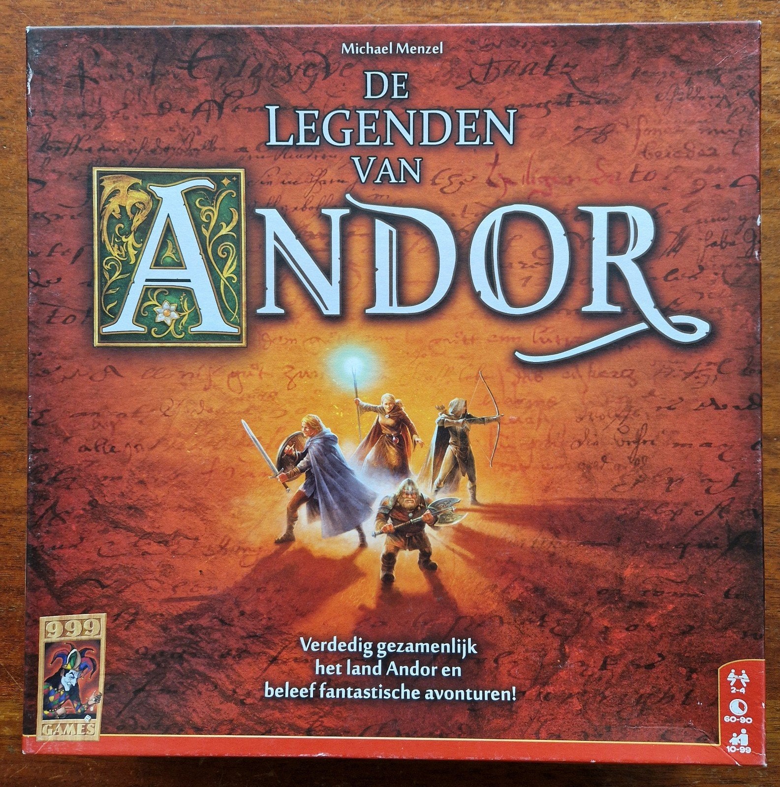De Legenden van Andor bordspel 2012 in nieuwstaat., Een of twee spelers, Ophalen of Verzenden, Zo goed als nieuw, 999 Games