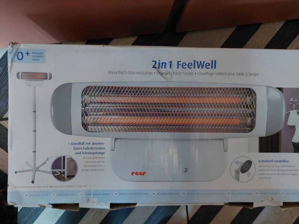 Reer 2 in 1 FeelWell Baby Warmtelamp - Z.G.A.N., Ophalen of Verzenden, Zo goed als nieuw