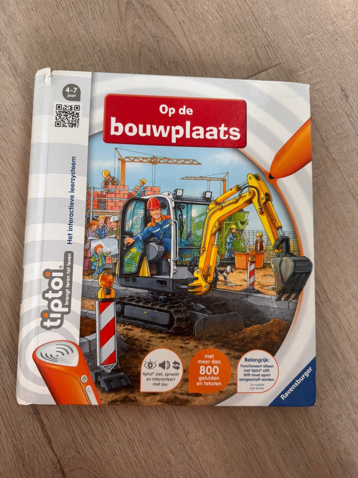 Tiptoi bouwplaats, Verzenden, Gebruikt, Taal en Lezen, Met geluid