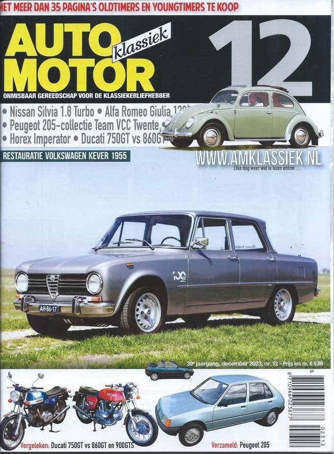 AMK 12 2023 : Alfa Romeo Giulia - Volkswagen Kever - Ducati, Ophalen of Verzenden, Gelezen, Algemeen