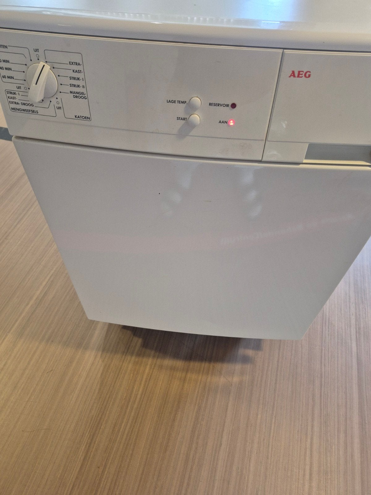 AEG Lavatherm T 500 Condensdroger Bezorging Mogelijk, Ophalen, 6 tot 8 kg, Gebruikt, Voorlader