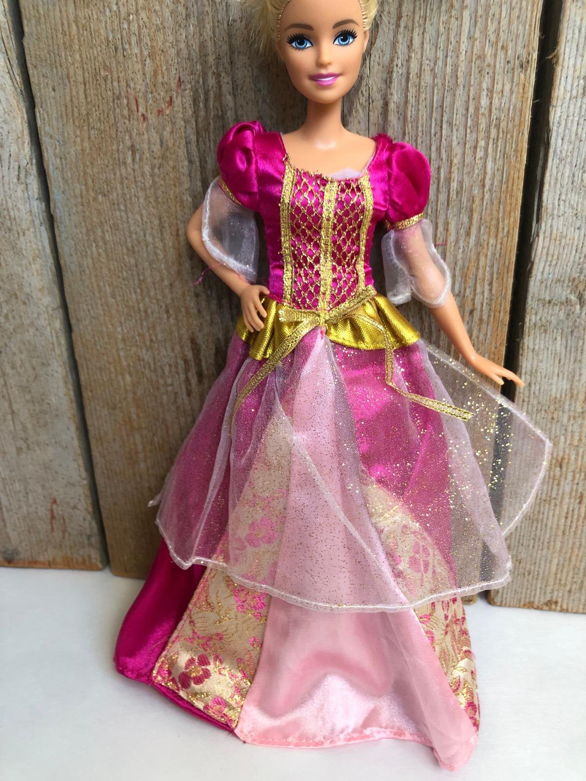 Steffi love Rapunzel jurk Disney prinsessen, Ophalen of Verzenden, Zo goed als nieuw, Barbie