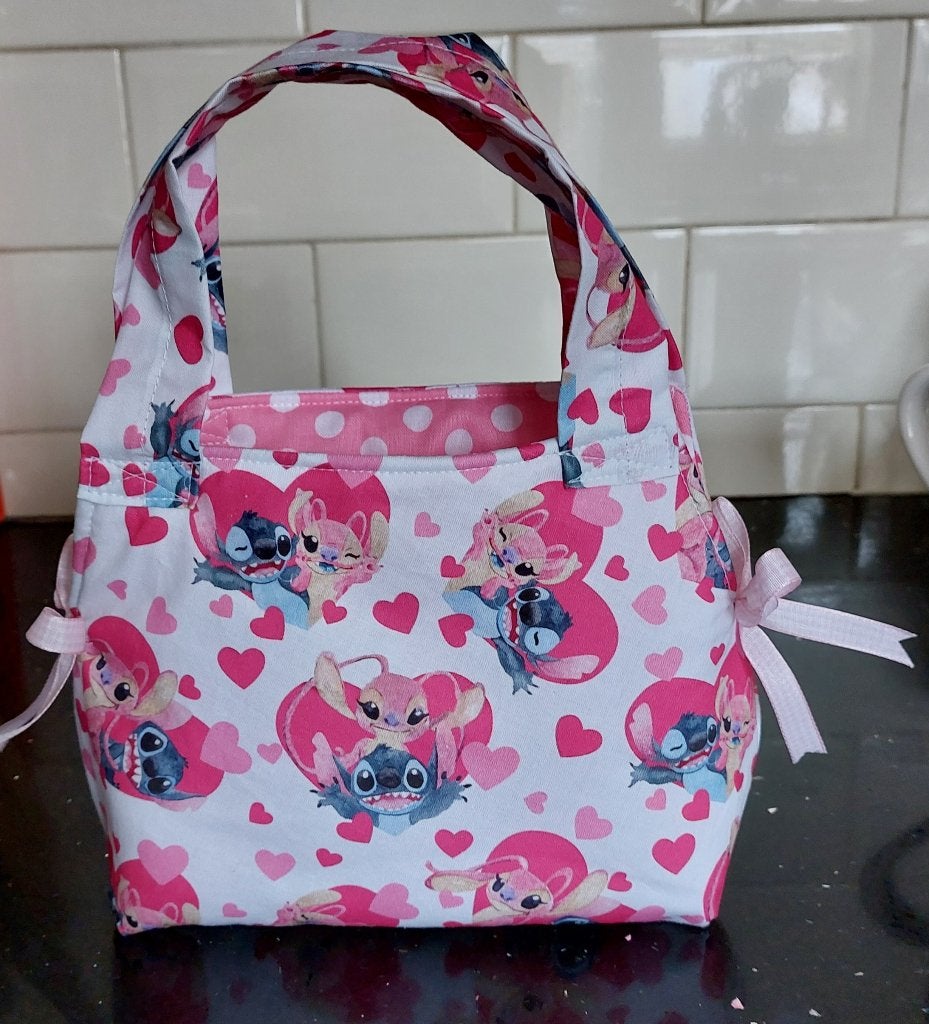 nieuw-peuter/kindertasje Stitch en Angel, Ophalen of Verzenden, Nieuw