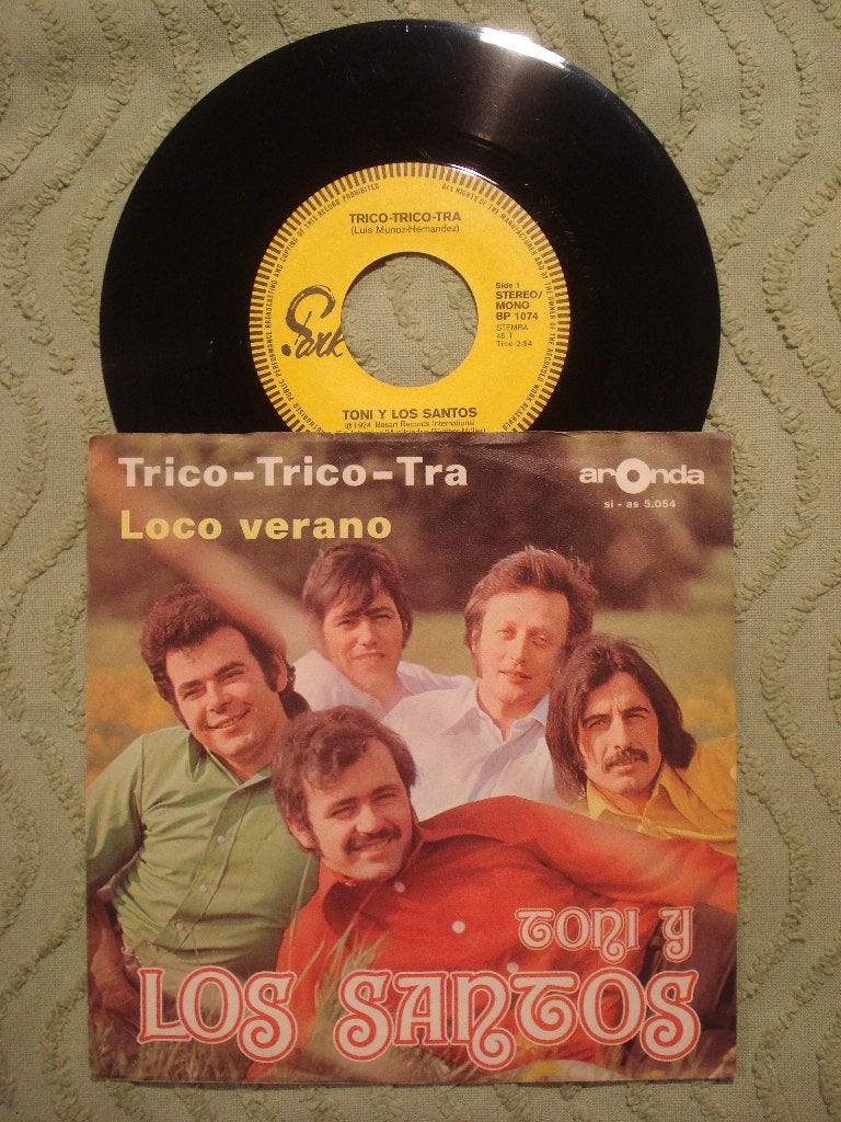 Toni y Los Santos 7" Vinyl Single: ‘Trico-Trico-Tra’ (NL), Ophalen of Verzenden, Zo goed als nieuw, 7 inch, Pop