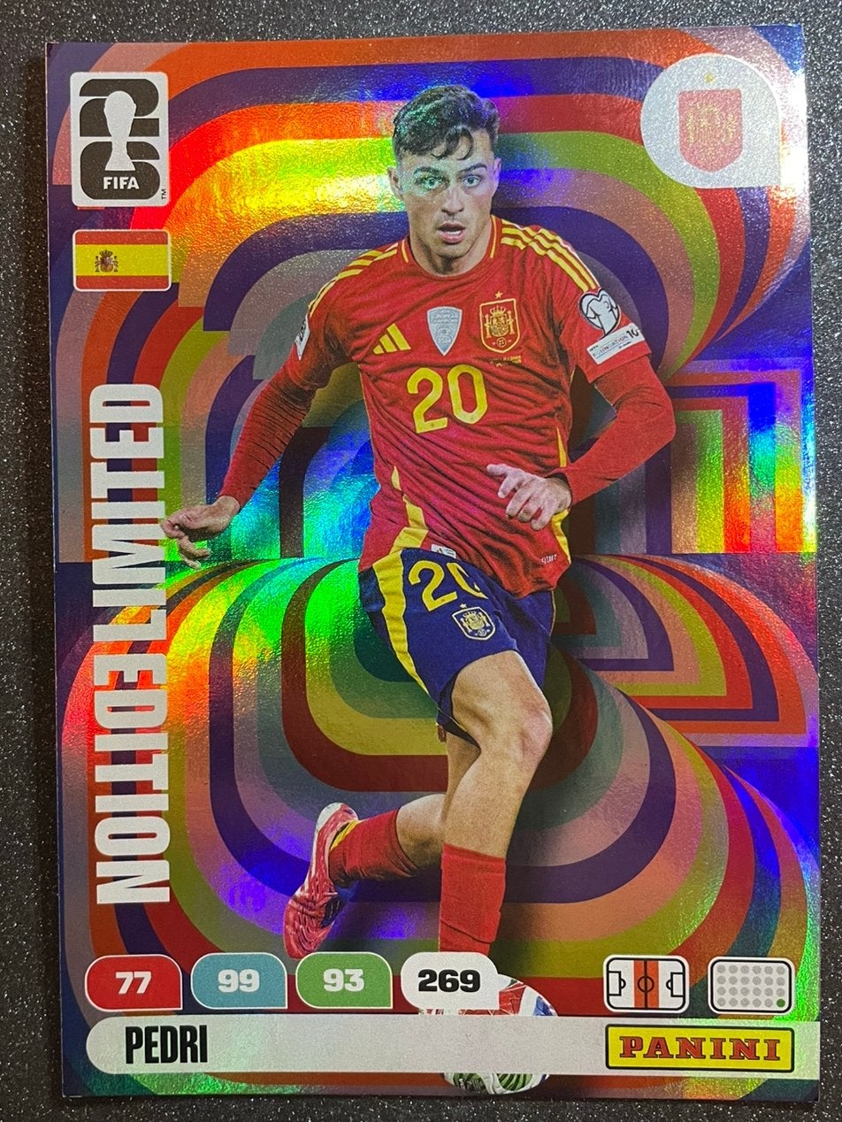 Panini WORLD CUP 2026   XXL LIMITED EDITION   PEDRI  ESPAÑA, Verzenden, Zo goed als nieuw, Plaatje