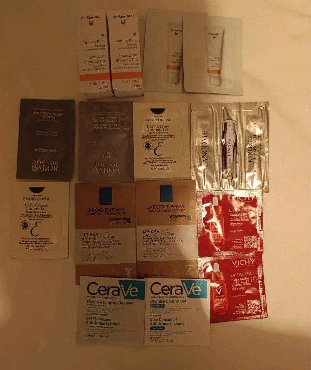 Huidverzorging Skincare Samples Set - Diverse Merken, Ophalen of Verzenden, Nieuw, Gehele gezicht, Verzorging