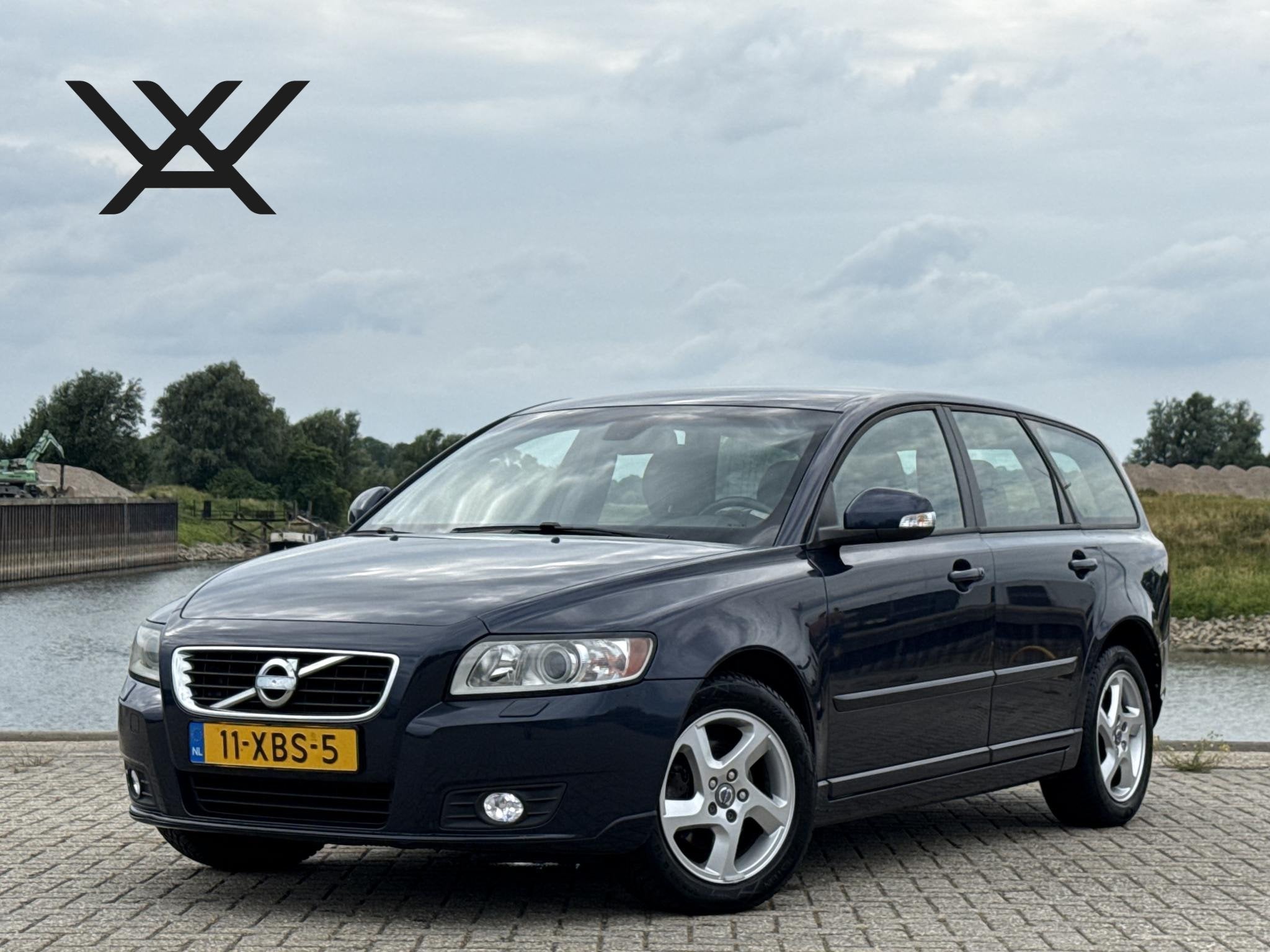 Volvo V50 2.0 Limited Edition | Eerste eigenaar | NAP, Gebruikt, Zwart, 4 cilinders, Blauw