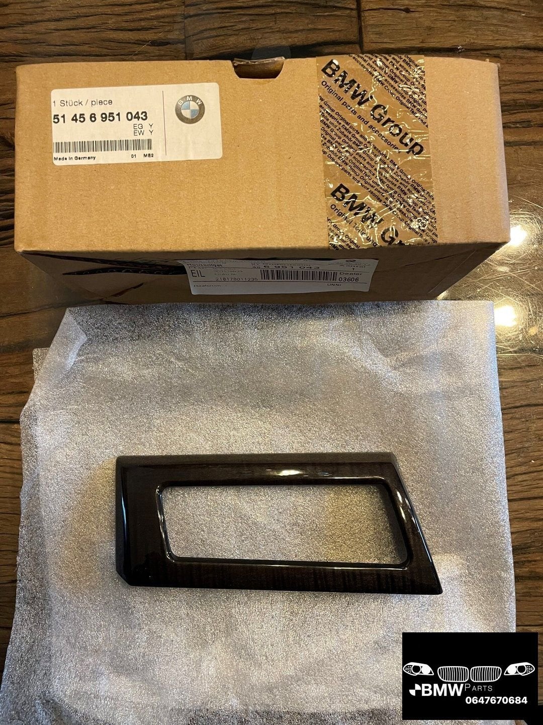 Interieurlijst hout 51456951043 Bmw 5-Serie E60 NIEUW, -, -, Nieuw, Ophalen of Verzenden
