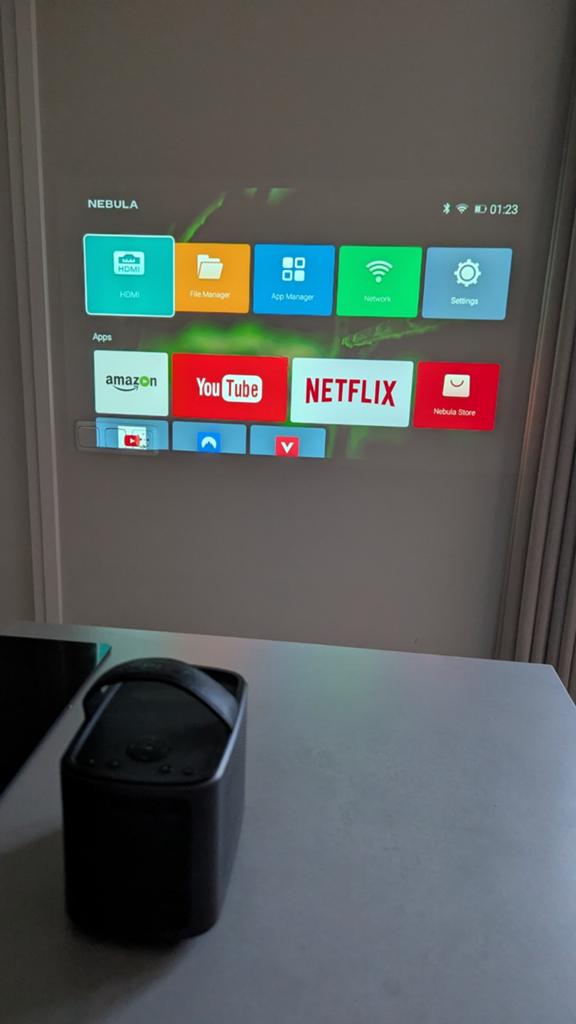 Nebula Capsule II Smart Mini Projector - Zo goed als nieuw, HD (720), Ophalen of Verzenden, Zo goed als nieuw, Nebula