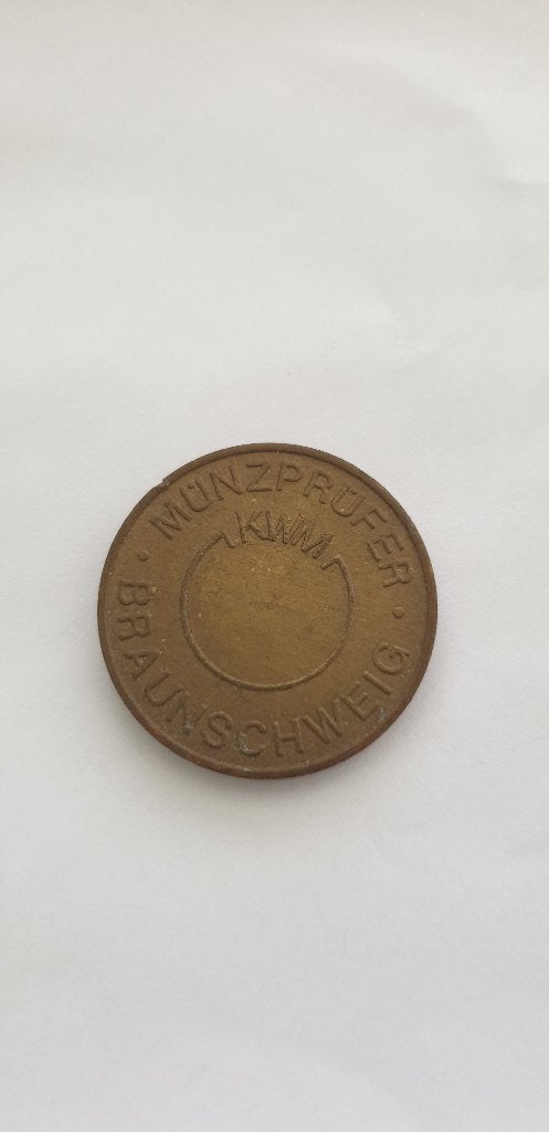3041 munzprufer braunschweig karl w muller, Verzenden, Duitsland
