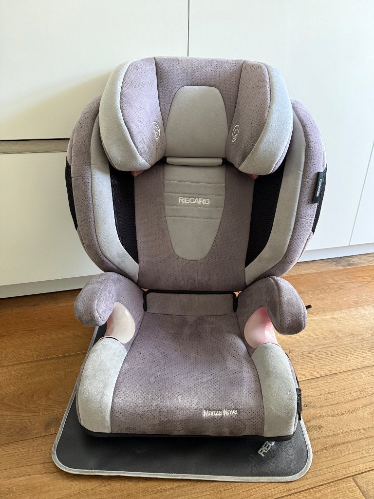 Autostoel Recaro Monza Nova grijs, 15 t/m 36 kg, Ophalen, Overige merken, Gebruikt