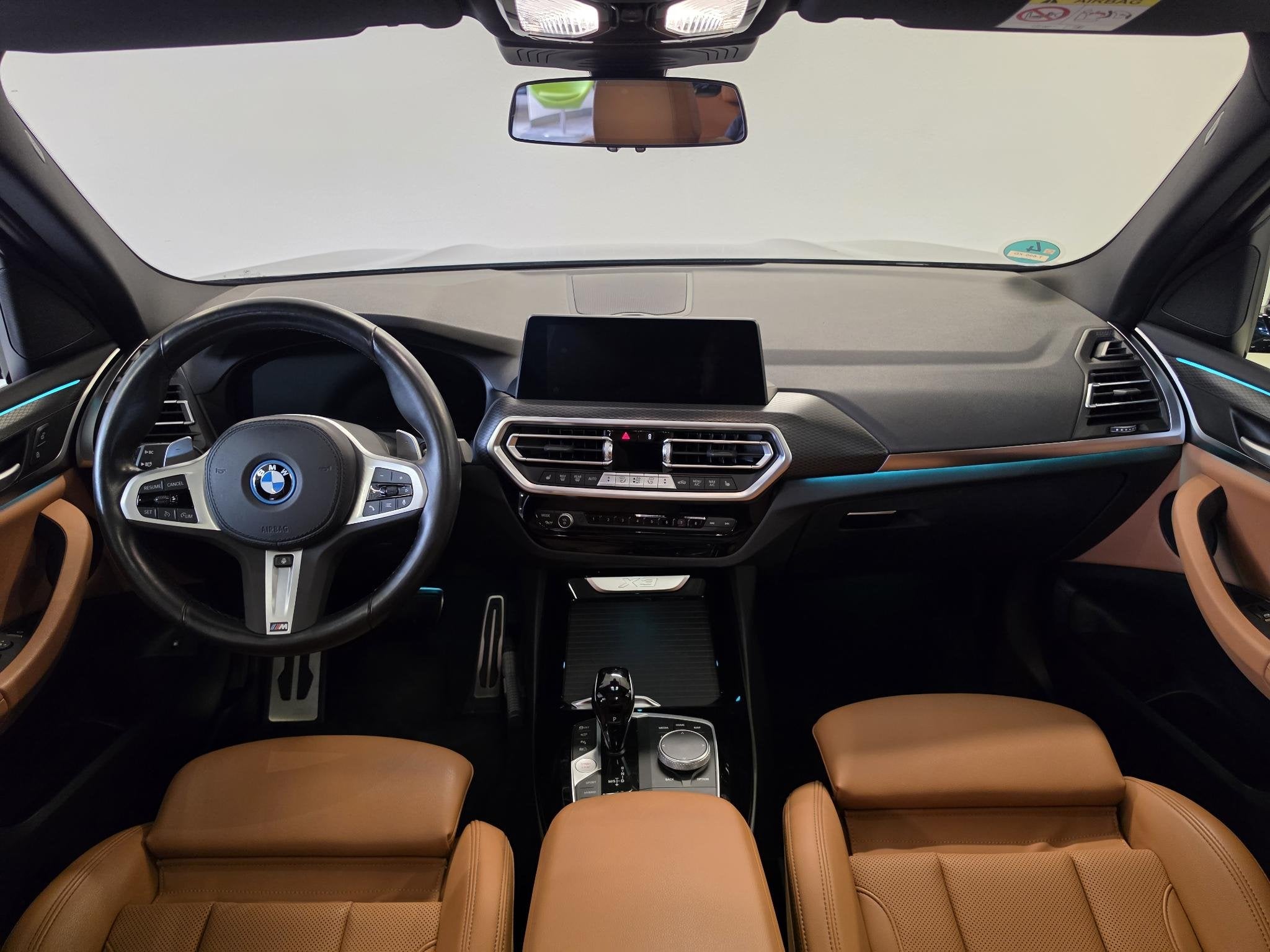 BMW X3 xDrive30e | Leer | Pano | Camera | SOH 95% | Wegklapb, Auto's, 1998 cc, Gebruikt, Automatische klimaatregeling, Zwart