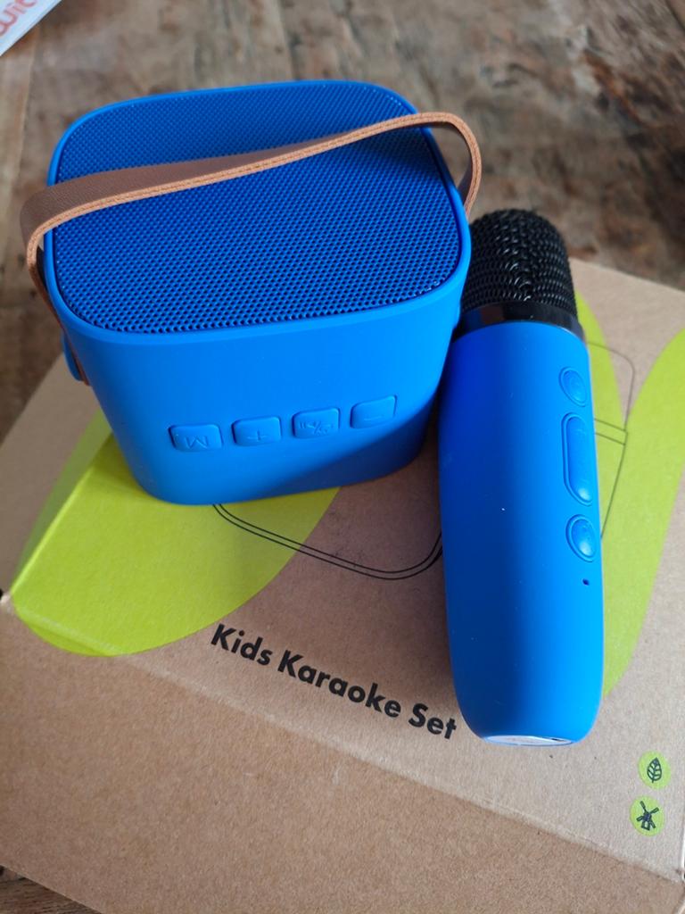 imoshion Kids Karaoke Set - Speaker en microfoon - Cobalt Bl, Ophalen of Verzenden, Nieuw, Complete set