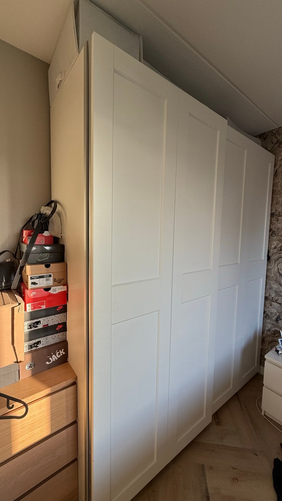IKEA Pax kledingkast 200x236 cm met schuifdeuren, Ophalen, Gebruikt, 200 cm of meer, 150 tot 200 cm