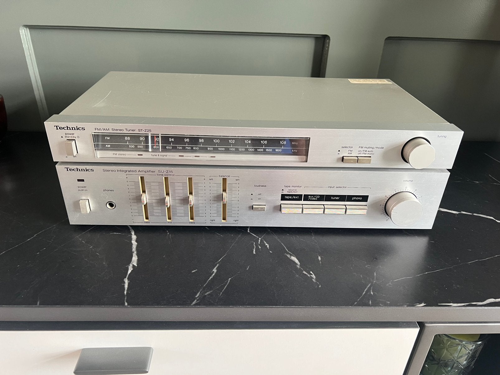 Technics vintage versterker met Tuner, Audio, Tv en Foto, Stereo-sets, Ophalen of Verzenden, Zo goed als nieuw, Overige merken
