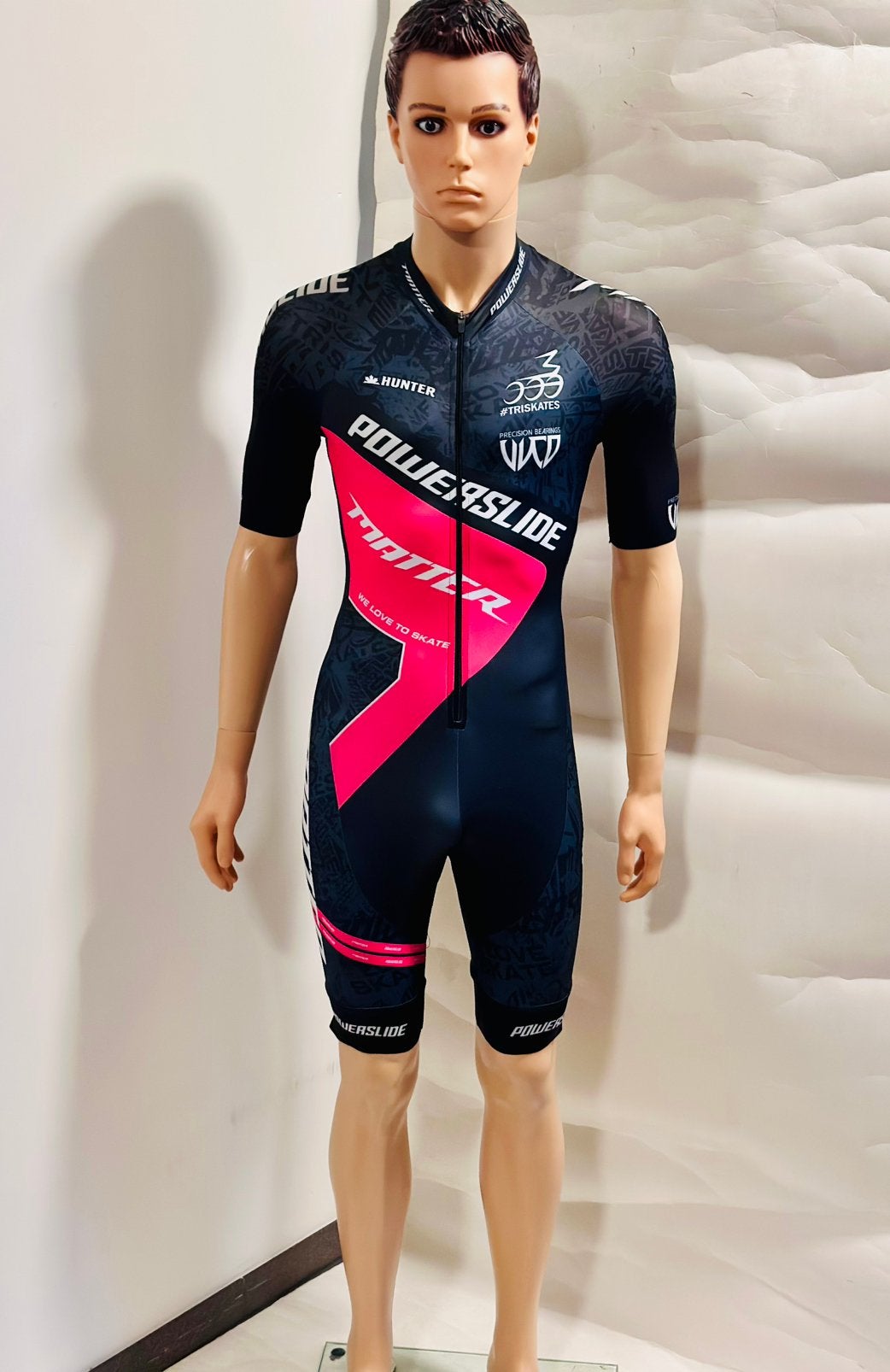 Skeelerkleding skeelerpak snelpak speedsuit maat M Hunter, Sport en Fitness, Ophalen of Verzenden, Zo goed als nieuw