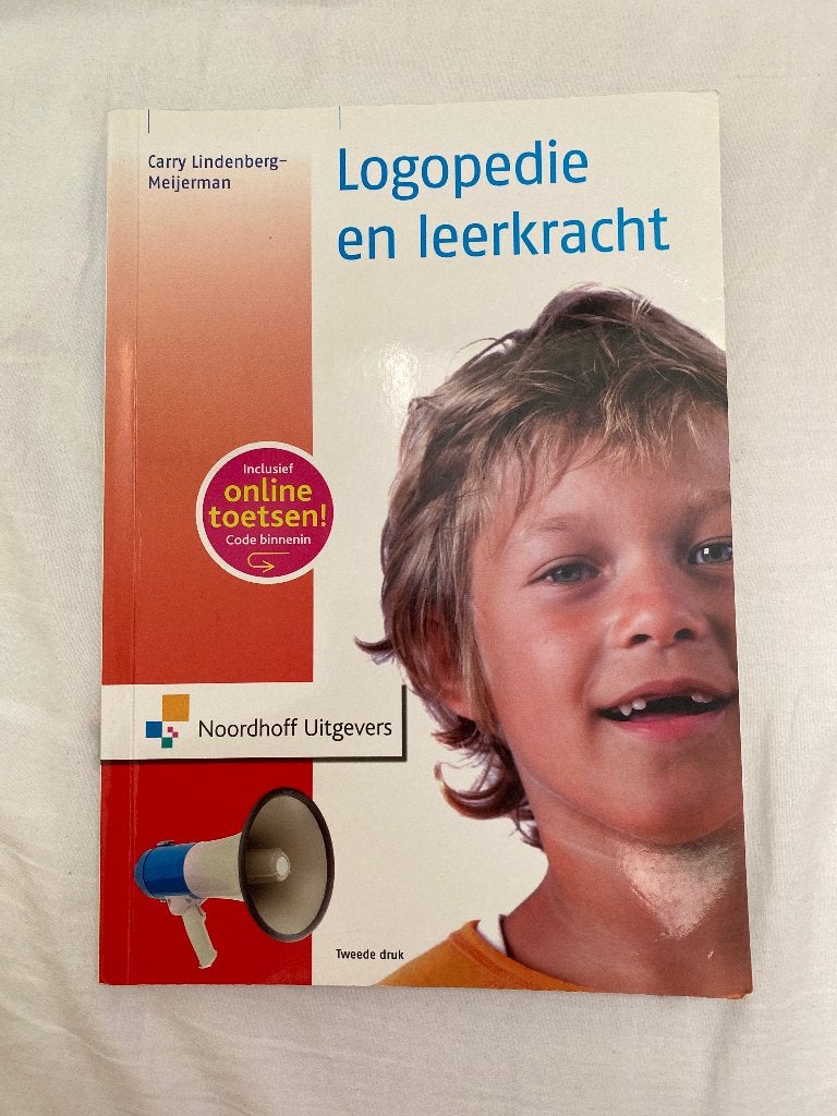 Pabo studieboek Logopedie en leerkracht, Gelezen, Verzenden, HBO, Noordhoff Uitgevers