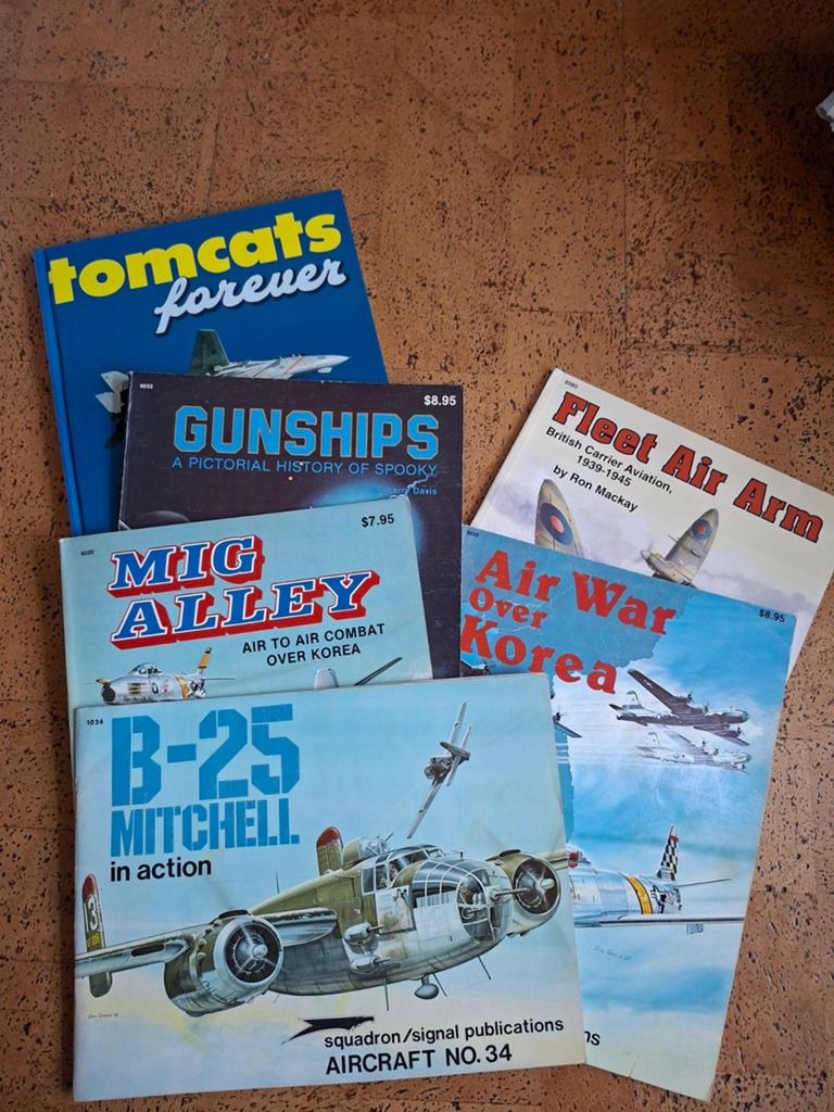 6 boeken voor de modelbouwer of luchtvaart liefhebber, Ophalen of Verzenden, 1945 tot heden, Zo goed als nieuw, Luchtmacht