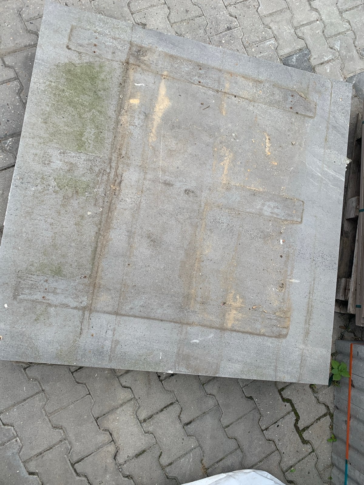 Restpartij B-keus terrastegels 120x120x2cm (5,67m2), Tuin en Terras, Tegels en Klinkers, Ophalen, Gebruikt, 5 tot 10 m², Beton