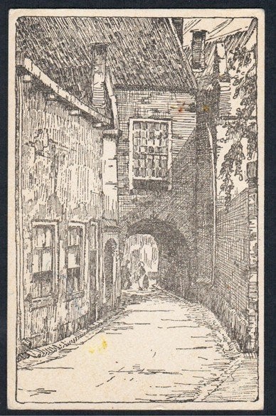 Zutphen, Rosmolensteeg., Ophalen of Verzenden, 1940 tot 1960, Ongelopen, Gelderland