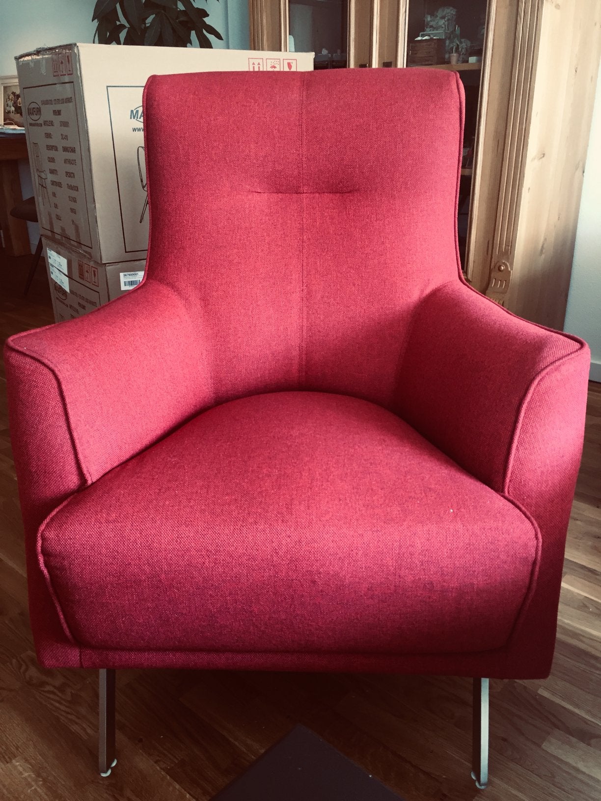 Fauteuil - stoel, Ophalen, Gebruikt, 75 tot 100 cm, Stof