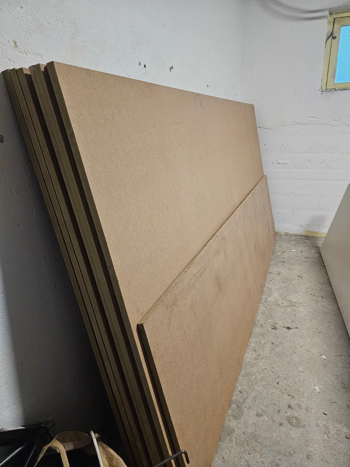 Vochtwerend MDF platen V313, Doe-het-zelf en Verbouw, Platen en Panelen, Ophalen, Zo goed als nieuw, Hout, Minder dan 20 mm