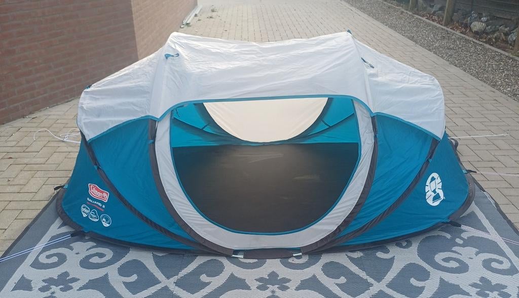 Coleman Galiano 2 tent, Caravans en Kamperen, Ophalen of Verzenden, Zo goed als nieuw, Tot en met 2