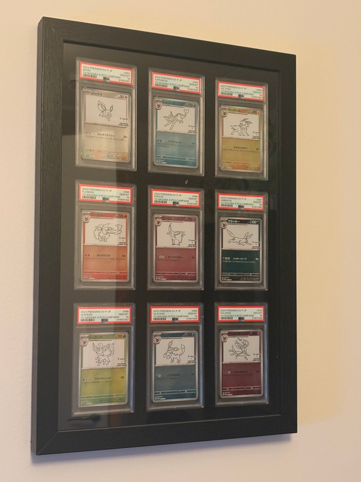 Yu Nagaba x Pokémon PSA 10 promo’s - volledige set, Hobby en Vrije tijd, Ophalen, Nieuw, Meerdere kaarten