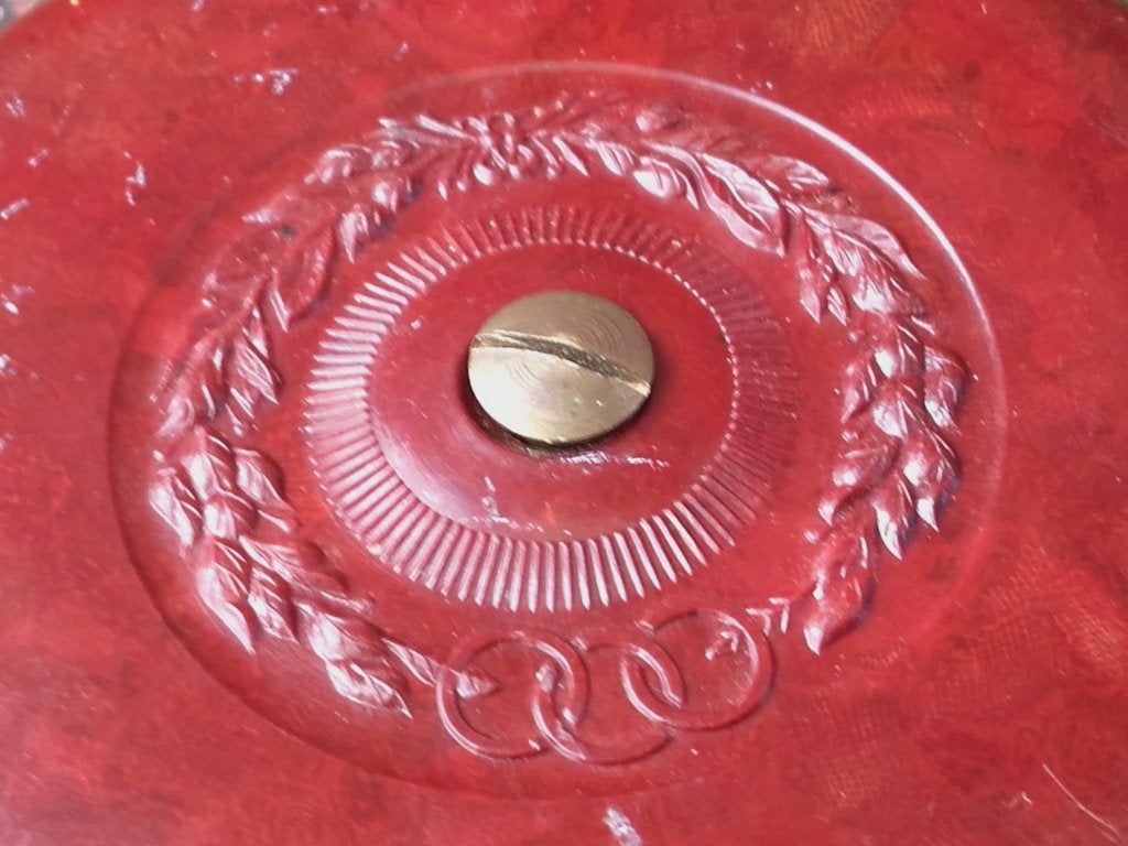 Mooi origineel oud 33ft Tricle meetlint uit Engeland 10,5 cm, Antiek en Kunst, Ophalen of Verzenden