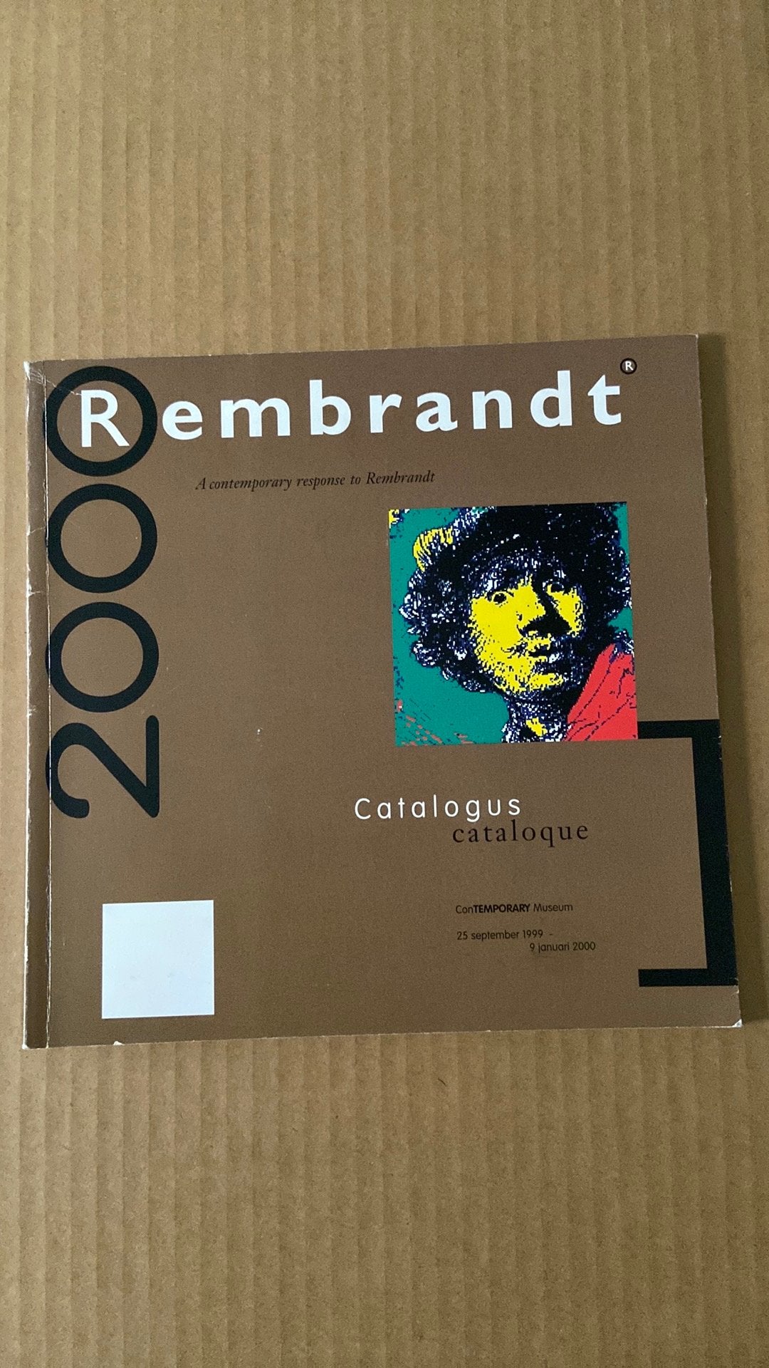 Rembrandt 2000 catalogus, Boeken, Verzenden, Gelezen, Schilder- en Tekenkunst