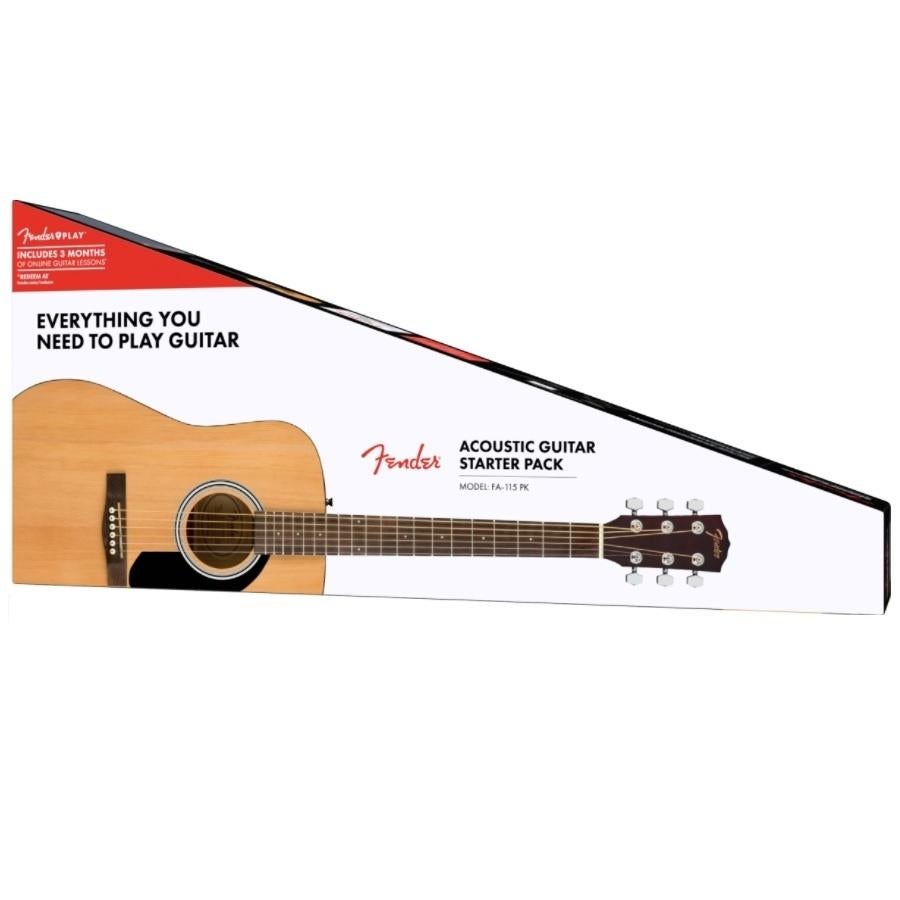 Fender FA-115 Dreadnought Gitaarpack NIEUW, Muziek en Instrumenten, Snaarinstrumenten | Gitaren | Akoestisch, Fender Musical Instruments Corporation