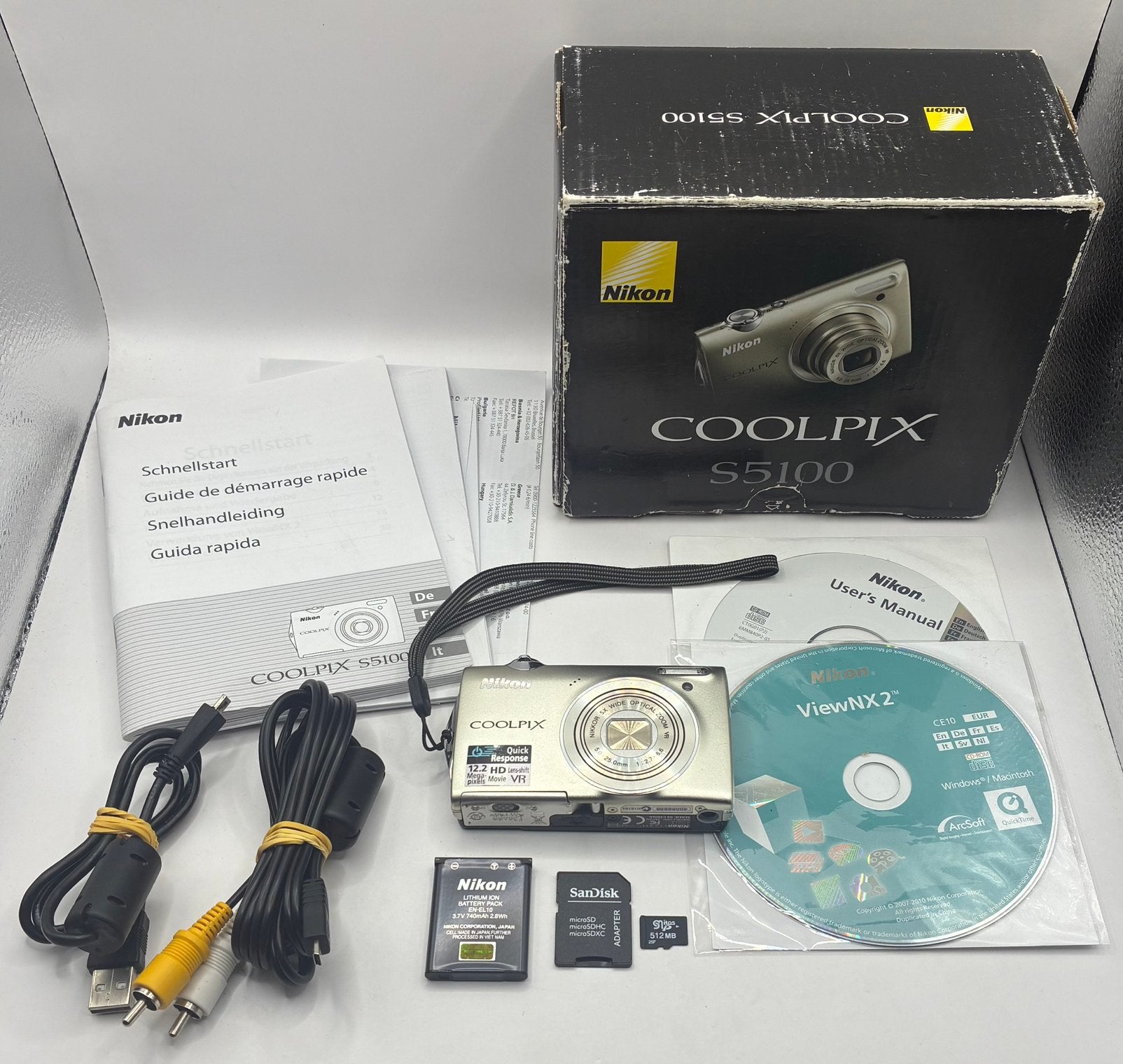 Nikon coolpix S5100 - compact camera, Audio, Tv en Foto, Fotocamera's Digitaal, Ophalen of Verzenden, Zo goed als nieuw, Nikon