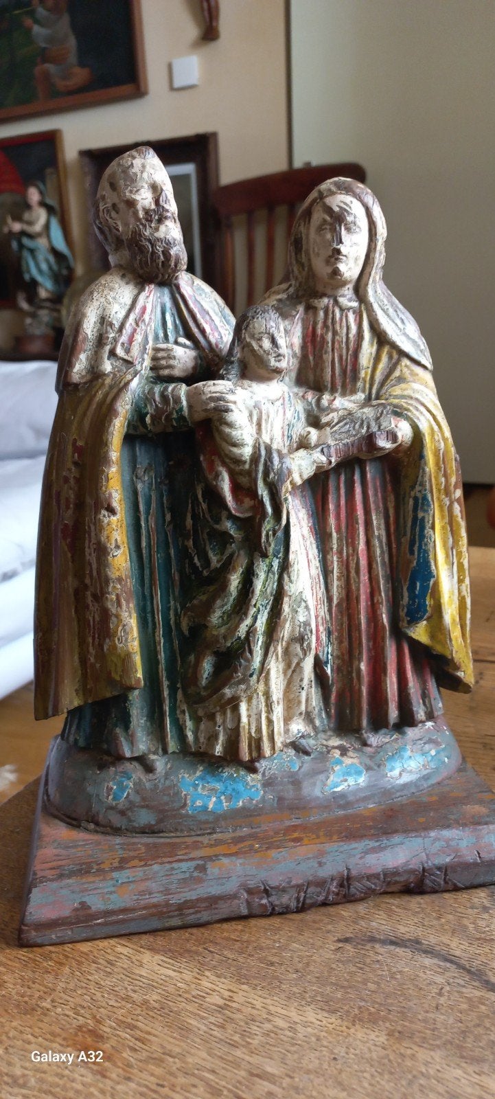 Beeldengroep H.Familie 18e eeuw., Ophalen of Verzenden