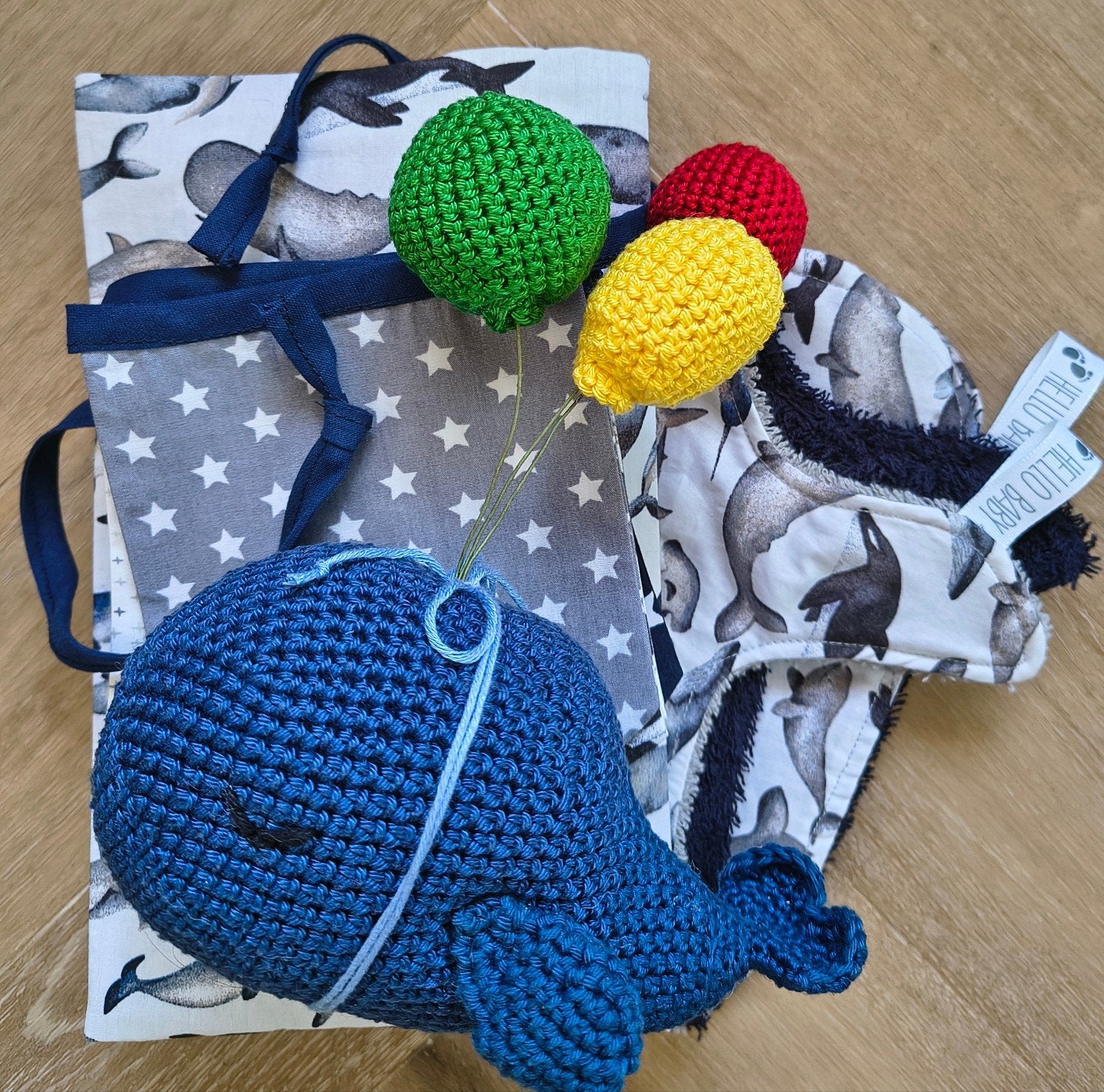 kraamcadeaus/pakket in walvisthema, Ophalen of Verzenden, Nieuw, Kraamcadeau