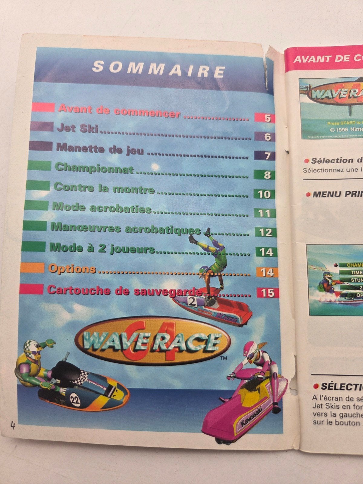 Wave Race 64 Handleiding Nintendo 64 (N64), Spelcomputers en Games, Nintendo, Gebruikt, Racen en Vliegen, 2 spelers