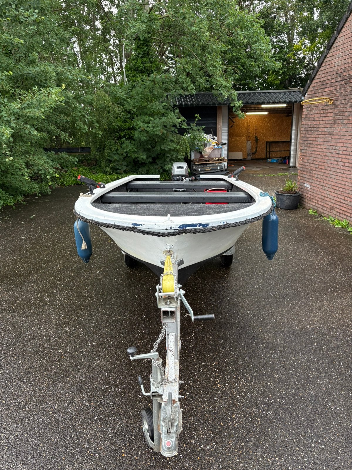 Visboot/sloepje, Watersport en Boten, Sloepen, Ophalen, Gebruikt, 4 m, 2 m
