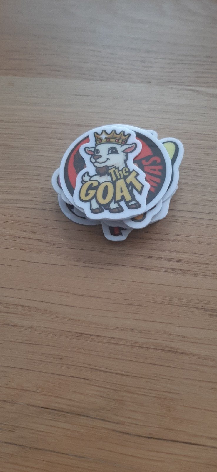 Jumbo Sticker Jacht Stickers - The GOAT, Ophalen
