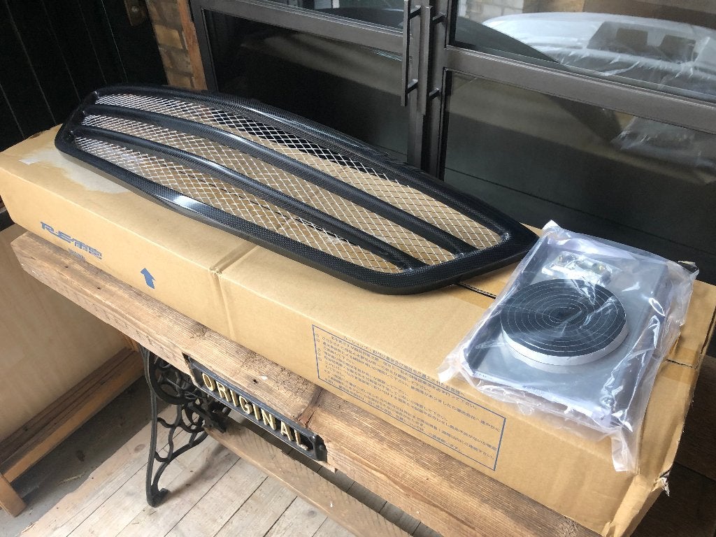 RE-Amemiya FRP Carbon grille - Mazda RX8 RX-8, Ophalen of Verzenden