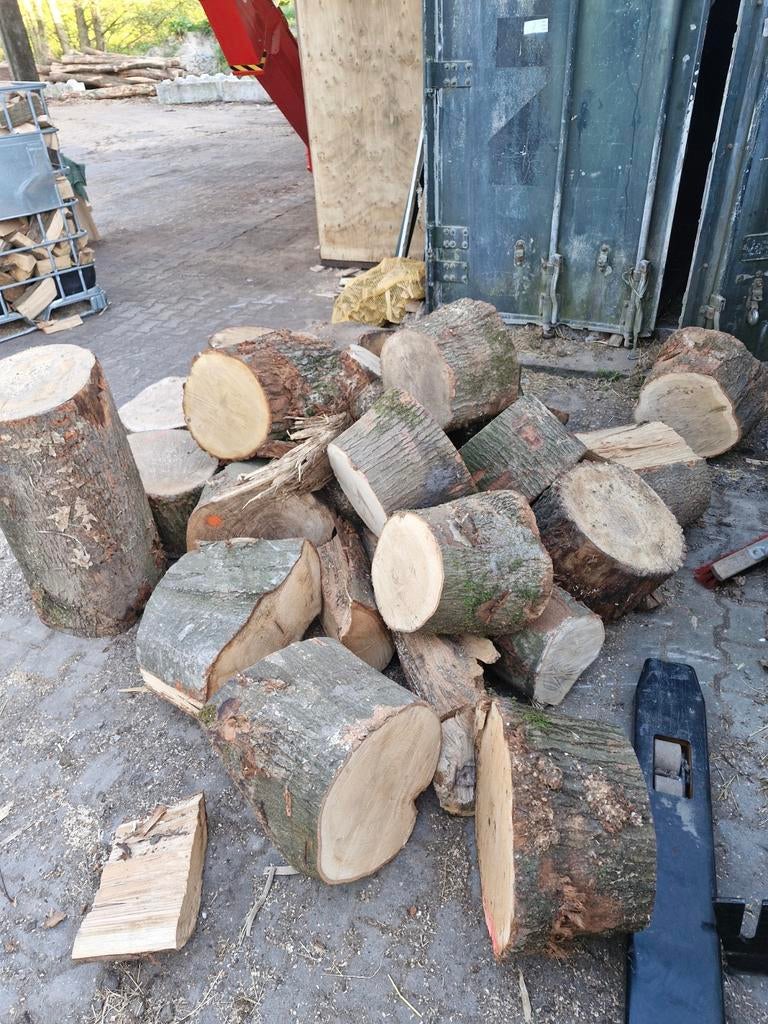 Bollen haardhout eik beuk es, Minder dan 3 m³, Ophalen