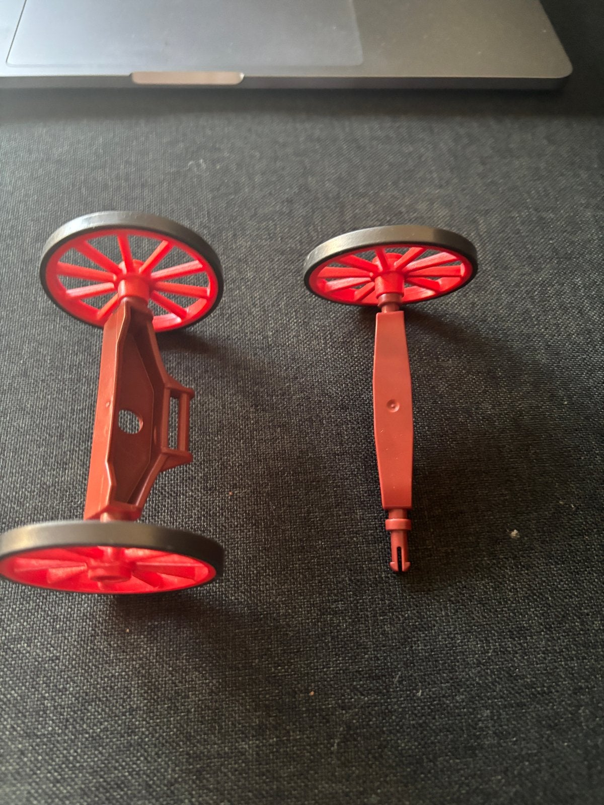 Playmobil Western Koetswielen en -assen Rood/Zwart, Kinderen en Baby's, Speelgoed | Playmobil, Gebruikt, Losse onderdelen, Overige typen